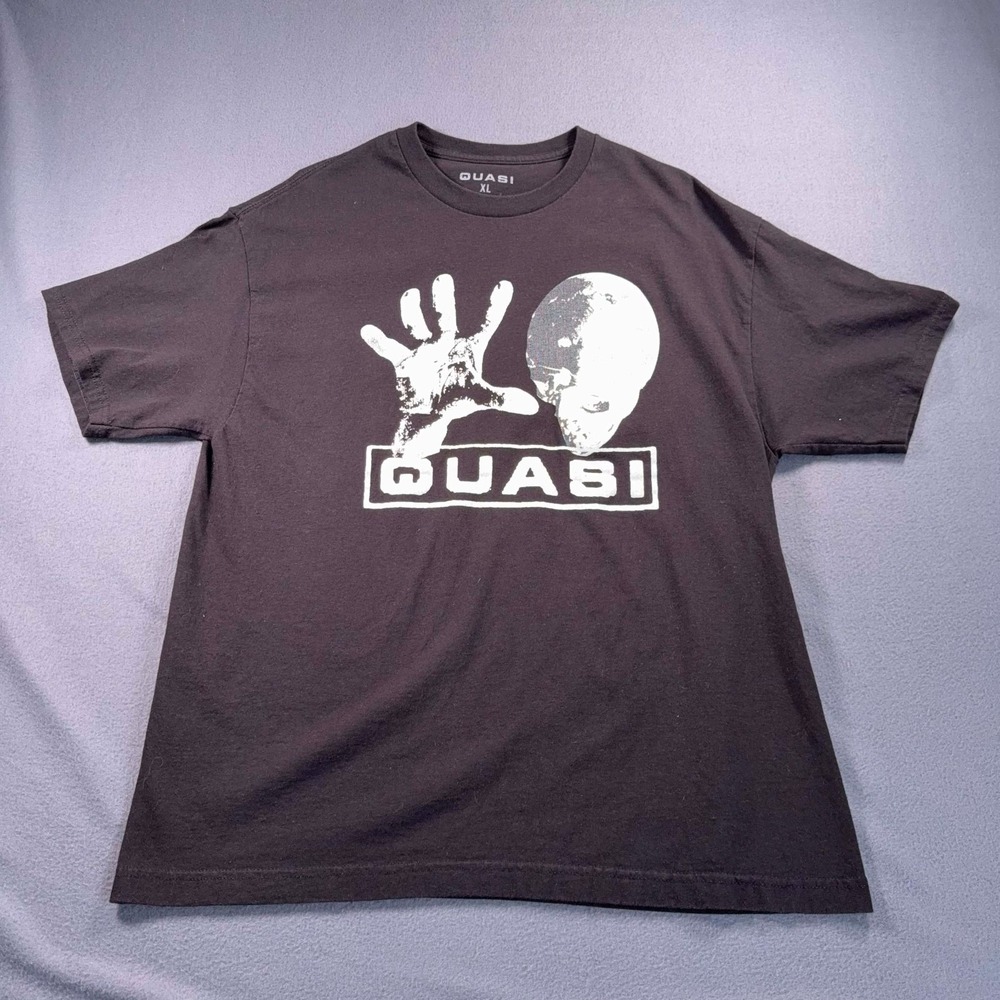Quasi Void Graphic Tee XL Black Alien Hand Skateboarding Shirt Cotton